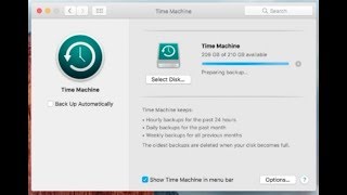 my passport for mac says preparing back up constantly